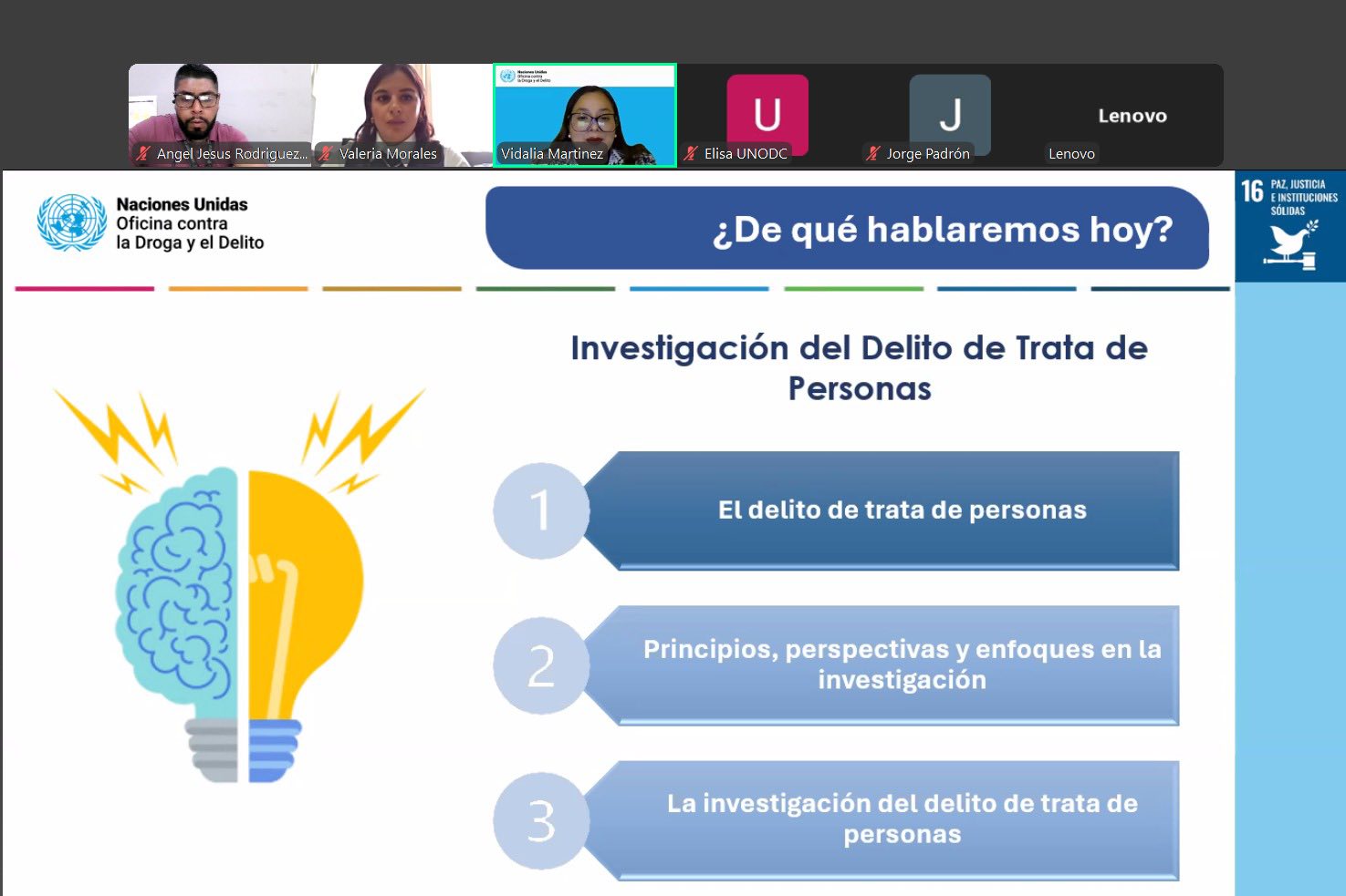 FGE DA INICIO AL CURSO “AGENTES DE CAMBIO: INVESTIGACIÓN DEL DELITO DE TRATA DE PERSONAS”